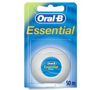 Oral B Fils dentaires Essential Floss Menthe ciré 50 mtr