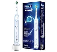 Oral-B Genius X Brosse à Dents Électrique Rechargeable avec 1 Manche Intelligence Artificielle et 1 Brossette, 6 Modes Dont Blancheur, Cadeau Fêtes des Pères, Douceur et Soin des Gencives