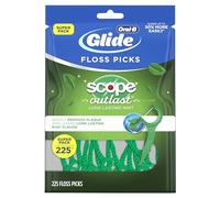 Oral-B Glide with Scope Outlast Lot de 2 paquets de 225 cure-dents longue durée Menthe 450 au total