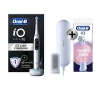 Oral-B iO 10 Blanche Brosse à dents électrique avec brossette + 2 brossettes