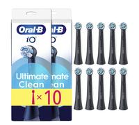 Oral-B iO - 10 brossettes Ultimate Clean Noires - 30 mois