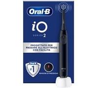 Oral-B Brosse à dents électrique Io 2 — micro-vibrations, tête ronde — Noir