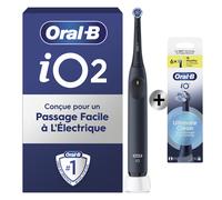 Oral-B iO 2 Bleue - Brosse à dents électrique avec 1 brossette + pack de 6 brossettes