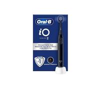 Oral-B iO 2 Spazzolino Elettrico Nero con Micro-vibrazioni e Testina Rotonda