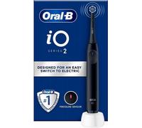 Oral-B Io 2 Spazzolino Elettrico Nero Con Micro-Vibrazioni E Testina Rotonda