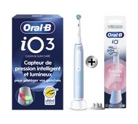 Oral-B Braun iO Series 3N Adulte Brosse à dents vibrante Bleu clair, Blanc