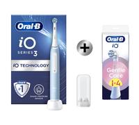 Oral-B iO 3 Bleue Brosse à dents électrique avec brossette + 4 brossettes