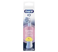 Oral-B Lot De 4 Brossettes De Rechange Gentle Care, AUTHENTIQUES, Blanches, Brossage Le Plus Doux, Conviennent Aux Gencives Sensibles, Brossette Ronde Pour Les Brosses A Dents Electriques Oral B iO