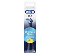 Oral-B iO - 4 brossettes Ultimate Clean Noires - 12 mois