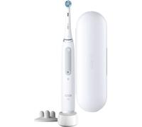 Oral-B iO 4S - Adulte - Brosse à dents vibrante - Soins quotidiens - Sensible - Super sensible - Pour des dents blanches - Blanche - Ronde - Batterie rechargeable