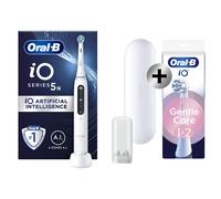 Oral-B iO 5N - Avec Etui de Voyage - Blanche - Brosse À Dents Électrique connectée