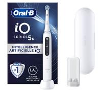 Oral-B iO 5N - Avec Etui de Voyage - Blanche - Brosse À Dents Électrique connectée