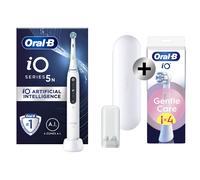 Oral-B iO 5N - Avec Etui de Voyage - Blanche - Brosse À Dents Électrique connectée