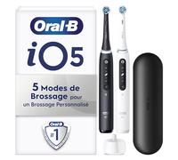 Oral-B iO 5 Pack 2 brosses à dents électriques avec brossettes