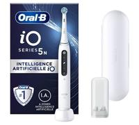 Oral-B Brosse à dents électrique connectée iO 5N avec étui de voyage blanche