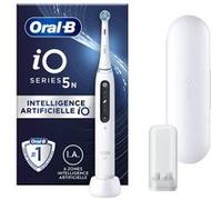 Oral-B Brosse à dents électrique connectée iO 5N avec étui de voyage blanche