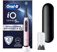 Oral-B iO 5N - Avec Etui de Voyage - Rose - Brosse À Dents Électrique connectée