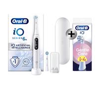 Oral-B iO 6N Brosse À Dents Électrique Blanche connectée Bluetooth 2 Brossettes 1 Étui De Voyage