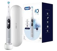 Oral-B iO 6 Brosse à dents électrique avec technologie magnétique révolutionnaire et micro-vibrations, 5 programmes de nettoyage, 1 brosse, écran et étui de voyage, gris opale