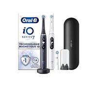 Oral-B iO 7 Pack 2 brosses à dents électriques avec 3 brossettes