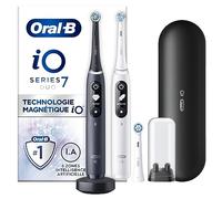Oral-B iO 7 Pack 2 brosses à dents électriques avec 3 brossettes
