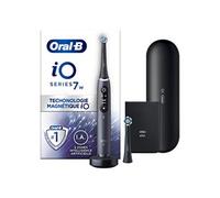 Oral-b io 7w - avec etui de voyage et pochette - noire - brosse à dents électrique Noire G