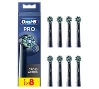 Brossette dentaire ORAL-B Cross Action Black x8 X-filaments