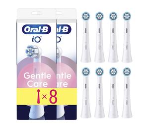 Oral-B iO - 8 brossettes Gentle Care Blanches - 24 mois