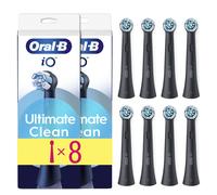 Oral-B iO - 8 brossettes Ultimate Clean Noires - 24 mois