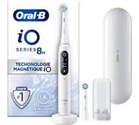 Oral-b io 8n - avec etui de voyage et porte brossette - blanche - brosse à dents électrique Blanche G