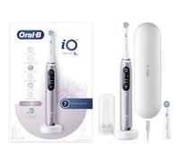 Oral-b io 9 - avec etui de voyage et porte brossette - rose quartz - brosse à dents électrique Rose