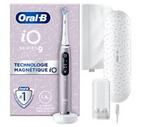Oral-B iO 9 Brosse À Dents Électrique Édition Spéciale Rose Quartz, 1 Brossette, 1 Étui De Voyage Chargeur, 1 Pochette Magnétique