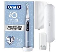 Oral-b io 9 edition spéciale - avec etui de voyage, et pochette - bleue- brosse à dents électrique