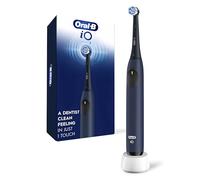 Oral-B iO Brosse à Dents Électrique Série 2 Rechargeable Bleu Foncé avec 1 Tête de Brosse de Soin Souple, Capteur de Pression Automatique pour Protéger Les Gencives, 3 Modes, Minuterie de 2 Minutes
