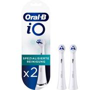 Oral-B iO Lot de 2 brossettes de nettoyage spécialisées pour brosse à dents électrique Oral-B's le meilleur nettoyage des dents, brosse à dents Oral-B