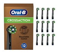 Oral-B IO, Cross Action, 12 Brossettes de Rechange, Embout, Brosse à dents électrique, Format Spécial Boîte Aux Lettres, Carton Recyclable, Blanc