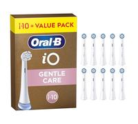 Oral-B iO Gentle Care, Brossettes de Rechange, Blanches, Tête Ronde, Pour Gencives Sensibles, x10