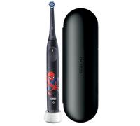 Oral-B iO Kids 6+ Marvel Spiderman Brosse à dents électrique, avec 1 brosse, 1 étui de voyage, minuterie musicale et 3 modes avec mode Super Sensitif adapté aux enfants, pour enfants à partir de 6 ans