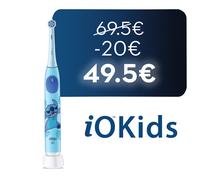 Oral-B iO Kids Disney Stitch Brosse À Dents Électrique, 1 Brossette, 1 Étui De Voyage