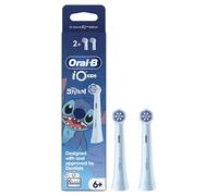 Oral-B iO Kids Disney Stitch Brossettes De Rechange De Brosse A Dents Electrique Pour Enfants De 6 Ans, Embouts De Remplissage Oral B AUTHENTIQUES, Brins Extra Souples, Lot De 2 Têtes De Remplacement