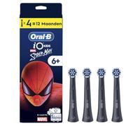 Oral-B iO Kids Marvel Spiderman Lot de 4 têtes de brosse à dents électrique pour enfants de 6 ans et plus, douce pour les dents et les gencives oscillantes pour des dents plus propres