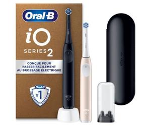 Oral-B iO Labo 2 Duo Pack Black/Pink Handle 2 Pièces