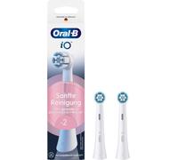Oral-B iO Lot de 2 têtes de brosse à dents de rechange pour gencives sensibles Blanc
