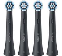 Oral-B iO Nettoyage doux brossettes de rechange noires 4 pcs.