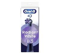 Oral-B iO Radiant White Lot de 3 Brossettes Rondes De Rechange Authentiques