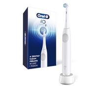 Oral-B iO Série 2 Brosse à Dents Electrique Rechargeable Blanc Pur avec 1 Tête de Brosse Soin Doux - Capteur de Pression Automatique pour Protéger Les Gencives - 3 Modes - Minuterie 2 Min