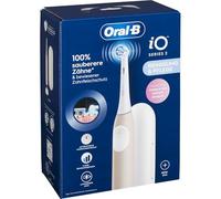 Oral-B iO Series 2 Brosse à dents électrique, 1 brosse, 3 modes de brossage pour les soins dentaires, technologie magnétique, étui de voyage, conçue par Braun, rose calm