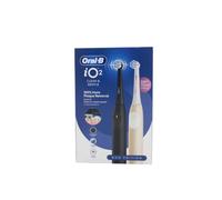 Oral-B iO2 DUO, Brosses À Dents Électriques Noire Et Rose Clair, 2 Brossettes