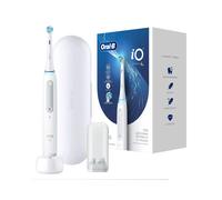 Oral-B iO Series 4 Brosse à Dents Rotative Adulte Blanc - 4 Modes, Capteur de Pression, Minuterie, Batterie Intégrée, 1 Poignée, 1 Brossette