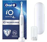 Oral-B iO Series 4 Quite - Adulte - Brosse à dents rotative - Soins quotidiens - Sensible - Super sensible - Blanc - Blanc - Rond